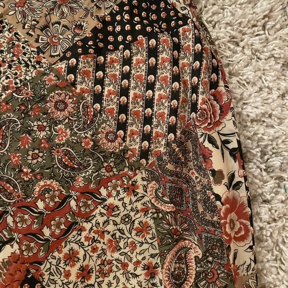 Chaps Multicolor Patchwork Pencil Skirt size Medium - Picture 7 of 8